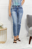 Full Size Amara High Rise Slim Straight Jeans