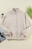 Baseball Collar Snap Down Jacket