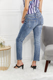 Full Size Amara High Rise Slim Straight Jeans