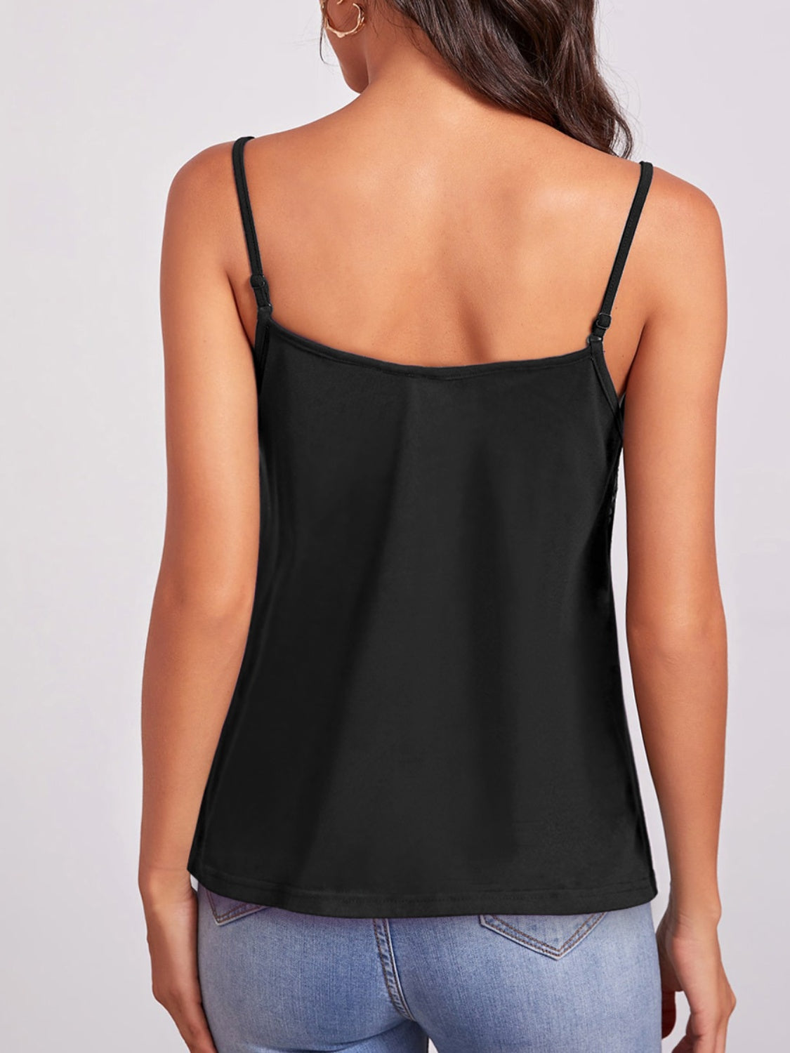Geometric V-Neck Spaghetti top
