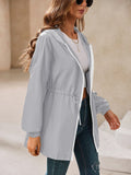Long Sleeve Hooded Windbreaker