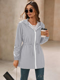 Long Sleeve Hooded Windbreaker
