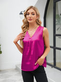 V-Neck Wide Strap Tank
