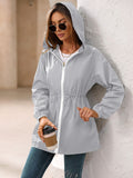 Long Sleeve Hooded Windbreaker